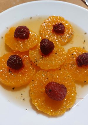 Une photo de Mandarines au sirop de verveine