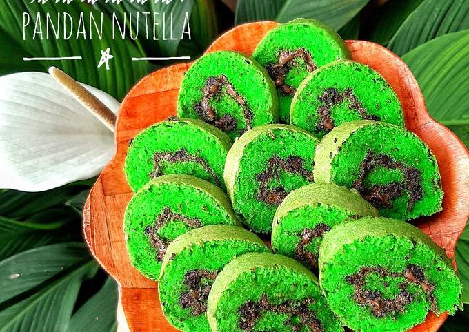 66. Bolu Gulung Pandan Nutella