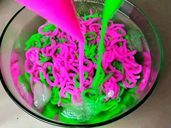 Cara Gampang Membikin Resep Es Cendol / Dawet Agar-agar 2 Warna yang Lezat Anti Ribet, Sempurna