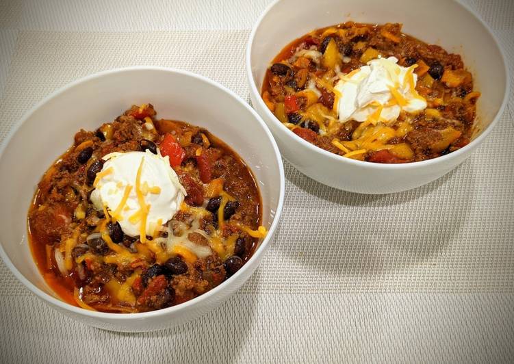 Steps to Prepare Any-night-of-the-week The Best Chilli Beans