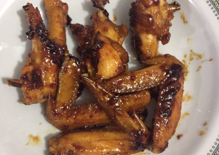 Rahasia Memasak Honey spicy chicken wings Anti Gagal!