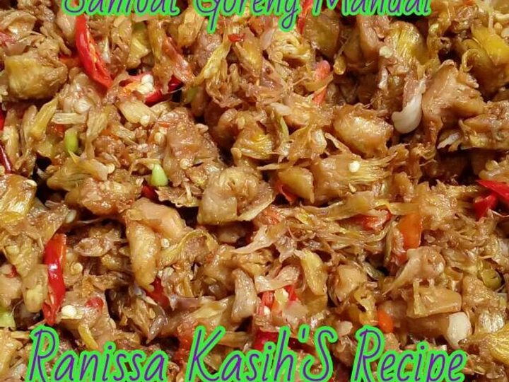 Langkah Gampang Menyiapkan Resep Sambal Goreng Mandai (Kulit Buah Cempedak) 😋😋 yang Uenak Anti Ribet, Uenak Banget