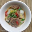 Tumis Sawi putih bakso