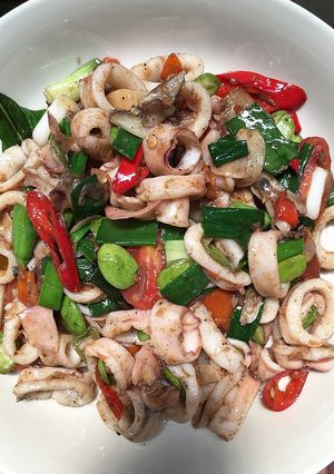 Foto resep Cumi tumis petai