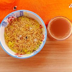 A picture of Kanda batata poha.