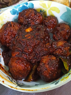 Foto resep Bola daging sambel rujak