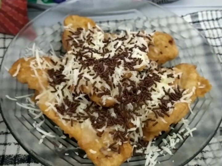 Cara Buat Pisang goreng krispi keju Rumahan