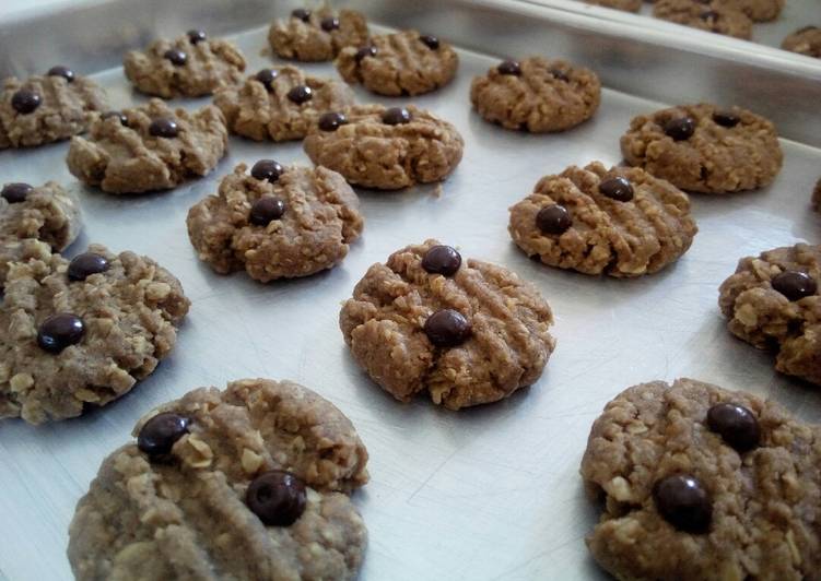 Oat chocolate CooKieS (pakai gula putih)