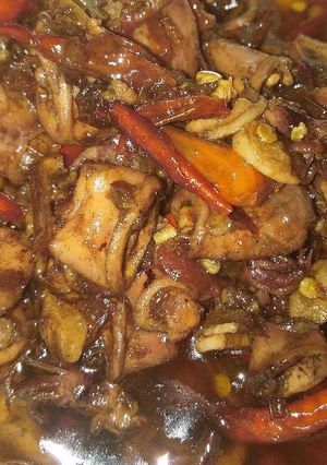 Foto resep Tumis cumi asin pedasnya polll.