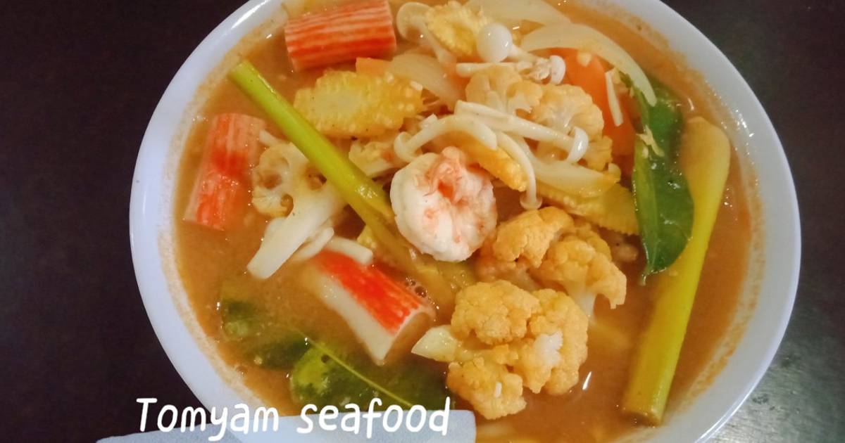 Resipi Tomyam Seafood Cara Saya Oleh Azizah Mansor Cookpad