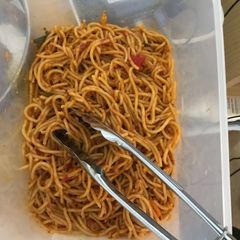 A picture of Fried Spaghetti.