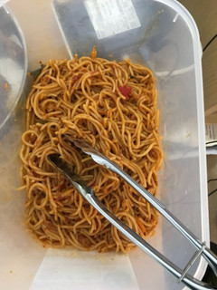 A picture of Fried Spaghetti.