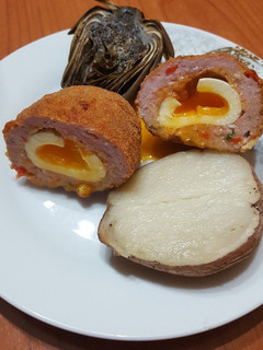 Una foto de Huevos a la escocesa