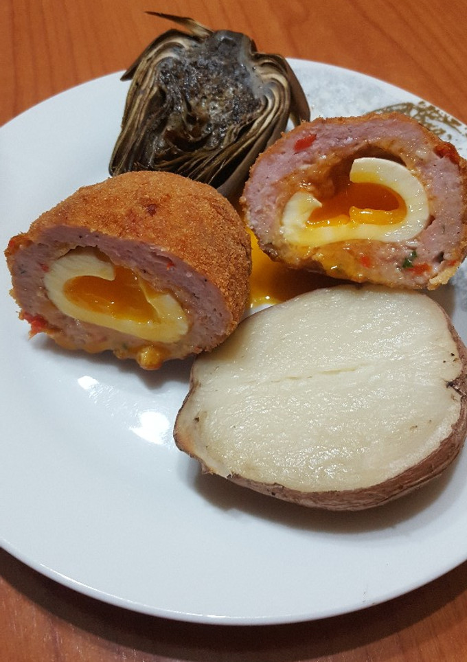 Una foto de Huevos a la escocesa