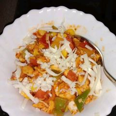 A picture of Cheeslings corn bhel.
