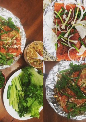 Hình của món Salmon nướng.