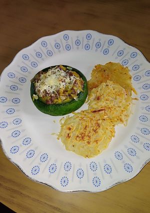 Una foto de Zapallitos y papas Rosty rápidos y (sin hervir)