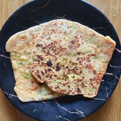A picture of Cabbage+ cheese paratha.