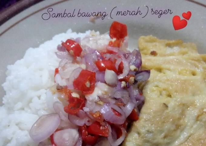 Sambal bawang (merah) seger