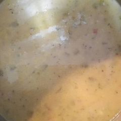 A picture of Mexican chicken chowder.