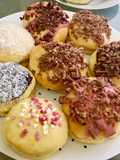 Donuts 🍩 rellenos de crema pastelera (en horno)