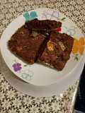 Brownie de Lentejas, Naranja y Chocolate Blanco