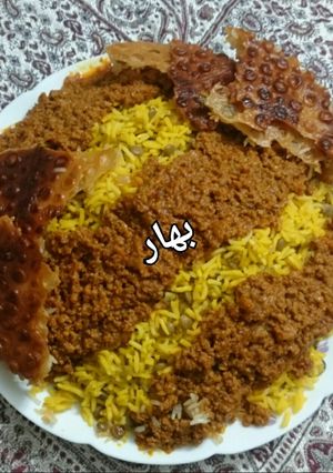 عکسی از دستور عدس پلو