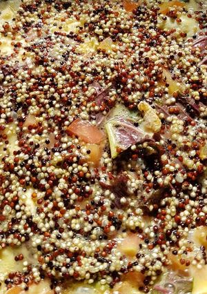 A picture of Sizzling Omelette With Quinoa.