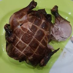 A picture of Smoked whole chicken.