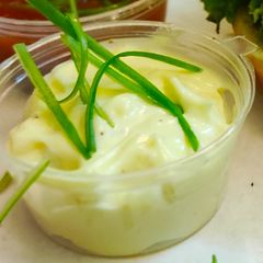 A picture of Garlic mayo dip.