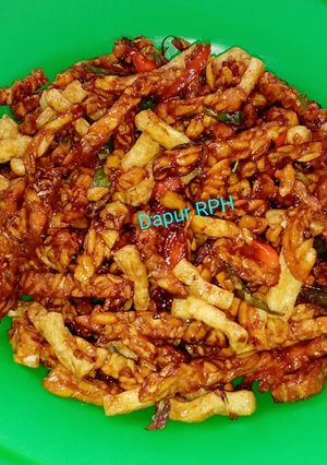 Foto resep Kering Tempe Tahu Lada Hitam
