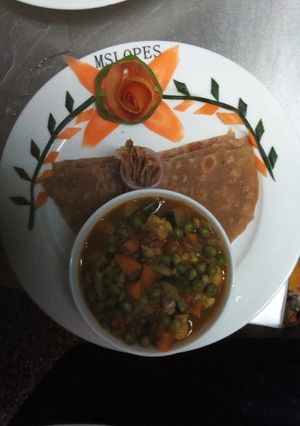A picture of Vegetable curry.