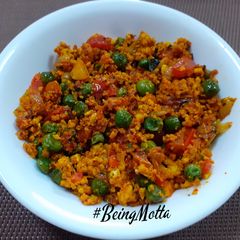 A picture of Matar Paneer Bhurji.