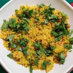 A picture of Veg Poha.