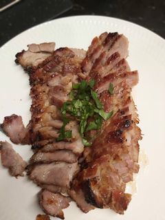 รูปของ คอหมูย่างน้ำผึ้ง หม้อทอดไร้น้ำมัน