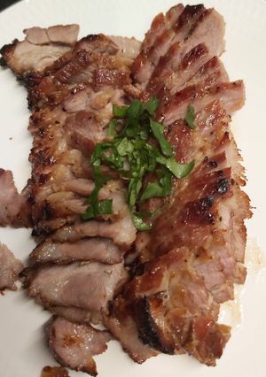รูปของ คอหมูย่างน้ำผึ้ง หม้อทอดไร้น้ำมัน