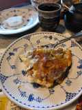 Clafoutis aux figues blanches du jardin au miel