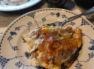 Une photo de Clafoutis aux figues blanches du jardin au miel