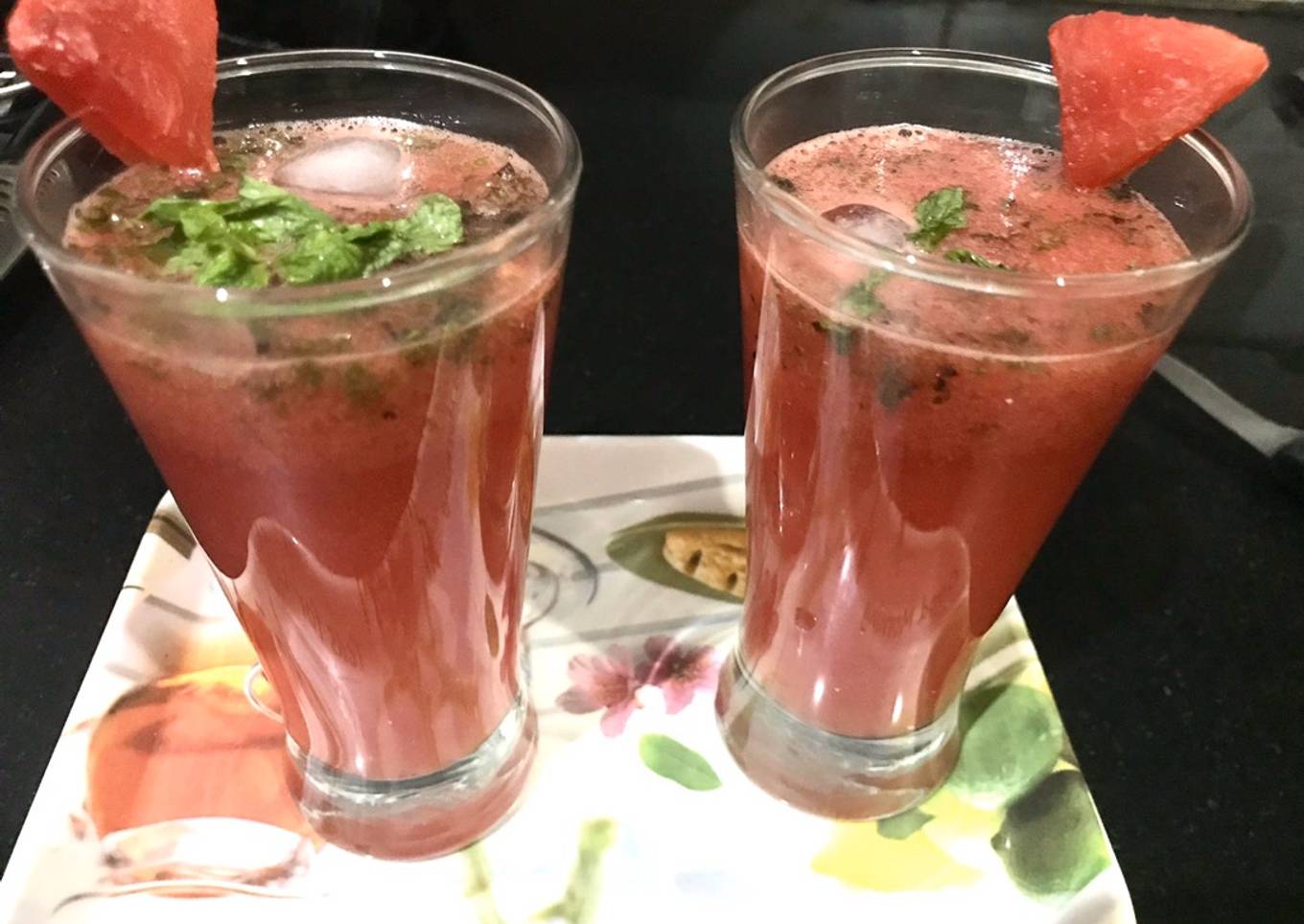 Steps to Prepare Any-night-of-the-week Watermelon mojito