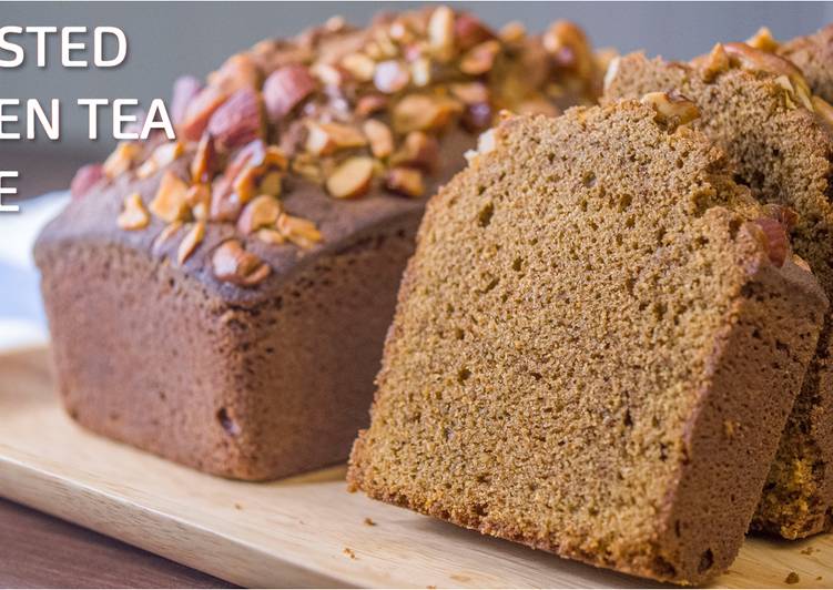 Roasted Green Tea and White Chocolate Pound Cake ☆Recipe Video☆ Roasted Green Tea and White Chocolate Pound Cake ☆Recipe Video☆