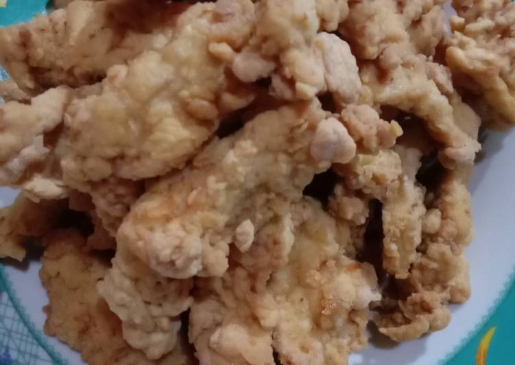 Cara Gampang Menyiapkan Goreng ayam krispi Mak Yos👍🏼👍🏼👍🏼😘😘😘 yang Lezat