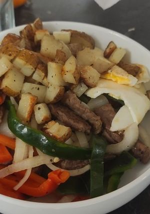 A picture of Round Roast Breakfast skillet.