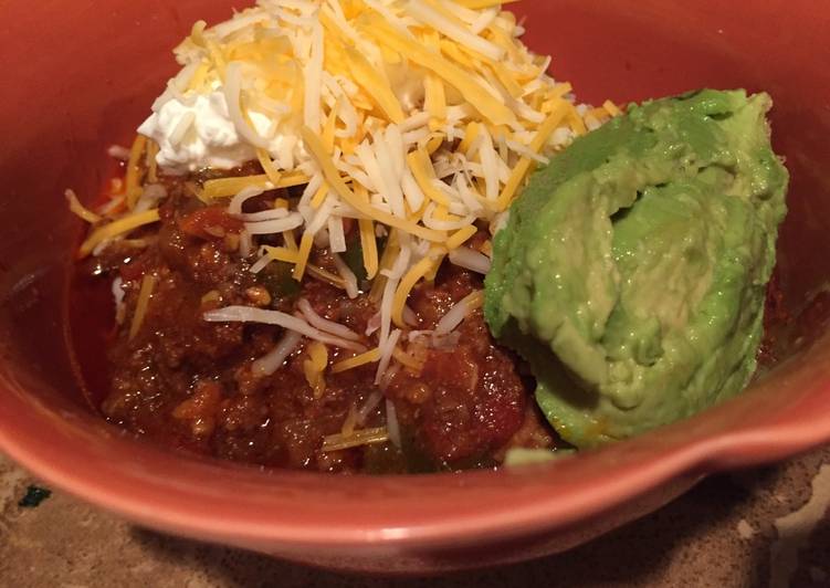 Steps to Prepare Super Quick Homemade Thanksgiving Style Paleo Chili