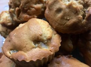 Une photo de Muffin poire / noisette à l'airfryer