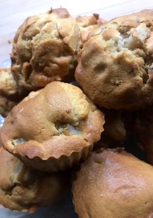 Une photo de Muffin poire / noisette à l'airfryer