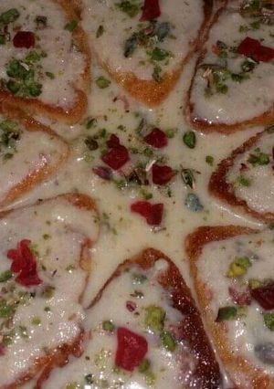 A picture of Shahi Tukda.