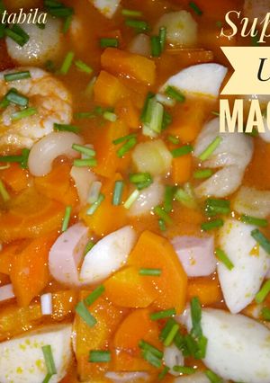 Foto resep Sup Merah Udang Macaroni