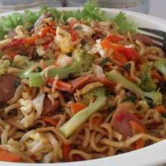 A picture of Mie Goreng Sayur.