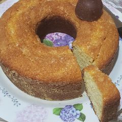 A picture of Homemade coconut cake.