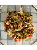Cous cous con mais, melanzane, pomodorini, tonno 🌽 🍆 🍅